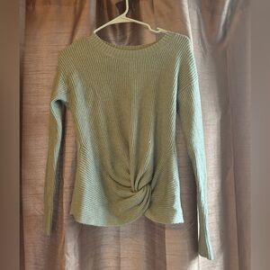 XS Aerie American Eagle Sweater Turquoise. Cute for Fall! Knot for Unique Style